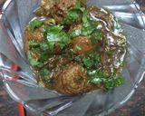 A picture of step 3 of Leftover rice Manchurian jain/regular.