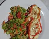 Foto del paso 6 de la receta: Piquece (cubierta de cebolla, pimiento y queso) p/milanesas
