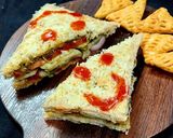 A picture of step 3 of Vegetable Cheese Sandwich.