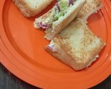 A picture of step 3 of Curd Sandwich Bites.