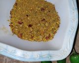 A picture of step 1 of Masala bhari mirch.