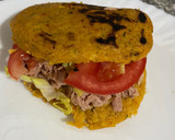 Foto del paso 4 de la receta: Arepita Saludable de pimentón, cilantro y ajo porro 🤤