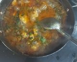 A picture of step 1 of Chicken with fenugreek leaves.