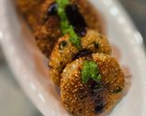 A picture of step 7 of Makhana sabudana tikki.