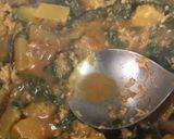 A picture of step 4 of Pumpkin with spinach.