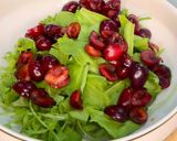 A picture of step 4 of Fresh Cherry 🍒 Salad with Feta Cheese 🧀 & Walnuts.