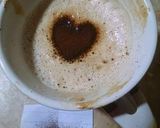 A picture of step 3 of Cappuccino coffee ☕.