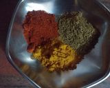 A picture of step 3 of Chhola puri.