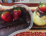 Foto del paso 9 de la receta: POSTRE DE 🍓FRUTILLAS🍓#SÚPER ANTOJO....😍🎉😉🥰🎊😋❤️