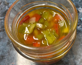 Foto del paso 1 de la receta Ensalada campera con vinagreta de pimientos