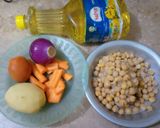A picture of step 1 of Chicken Chickpea Shawarma.
