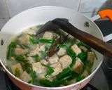 Foto langkah ke 3 dari resep Jangan Tempe + Godong Brambang (Sayur Tempe + Daun Bawang Merah).