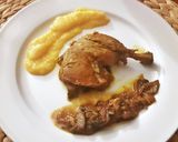 Foto del paso 16 de la receta: Pollo al cava con verduras, champiñones, jengibre y cúrcuma