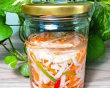 Hình bước làm 2 của món KOHAKU NAMASU - Salad củ cả & cà rốt - Đồ chua kiểu Nhật