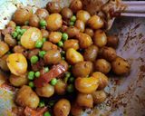 ছোট আলুর দম (Small potato curry recipe in bengali।) রেসিপি ধাপ - 3 ছবি