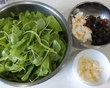 金銀蛋炒莧菜的食譜步驟2照片