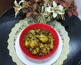 A picture of step 4 of Chicken with fenugreek leaves.