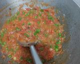 A picture of step 2 of Home style bhaji.
