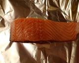 A picture of step 4 of Garlic roasted veg with oven baked salmon.