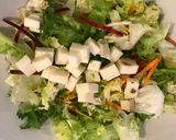 Une image de l'étape 4 de Salade tiède de choux kale et fromage de chèvre.