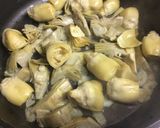 Foto del paso 1 de la receta Alcachofas con taquitos de jamón🌹