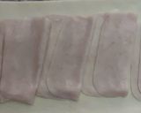 Foto del paso 2 de la receta: Trenza de hojaldre de pavo y queso