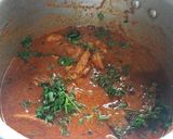A picture of step 7 of Butter Chicken masala.