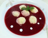 Eper-szeder krémleves túrógombóccal recept fázis 5 fotója