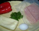 Foto del paso 1 de la receta: Morrón relleno a la parrilla