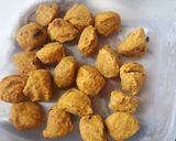Foto del paso 5 de la receta: Ñoquis o malfattis integrales de zapallo con salsa de espinaca