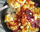 A picture of step 5 of Skillet Cauliflower Cheese With Caramelised Red Onions.