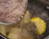 Foto langkah ke 3 dari resep Bobor Pucuk Labu & Jagung Manis.