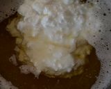 A picture of step 2 of Sevani or Turkish style Semolina Cake.