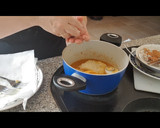 Foto del paso 14 de la receta: Bacalao con pasas, piñones y huevo duro