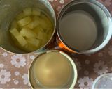 A picture of step 1 of 3 ingredient Refreshing Piña Colada 🍸🍍🥥.