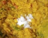 A picture of step 4 of Dal fry malai marke.
