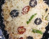 A picture of step 8 of Spaghetti with cheese and pepper.