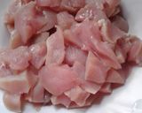 A picture of step 1 of Chicken triangles with honey mustard sauce #mystablefoodcontest.