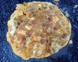 A picture of step 6 of Paneer Masala Omelette.