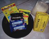 Foto langkah ke 1 dari resep Puding Lapis Chocolatos Gorio.