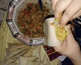 A picture of step 8 of Chicken and Vegetables Samosa.