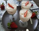 Foto langkah ke 6 dari resep Strawberry No Bake Cheesecake.