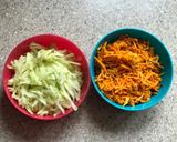 A picture of step 1 of Mango and turmeric chutney.