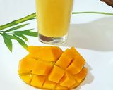 A picture of step 7 of Mango Dalgona Lassi.