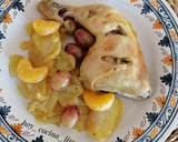 Foto del paso 10 de la receta: Pollo al microondas con salsa de mandarina y uvas