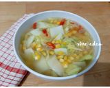 Foto langkah ke 4 dari resep Sayur sawi putih jagung (masakan sehari-hari).