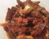 Jengkol balado langkah memasak 4 foto