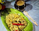 A picture of step 11 of Corn daliya upma.