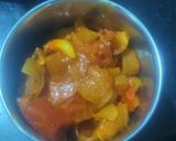 A picture of step 3 of Chana Masala.
