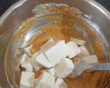 A picture of step 2 of Achaaree  Paneer.